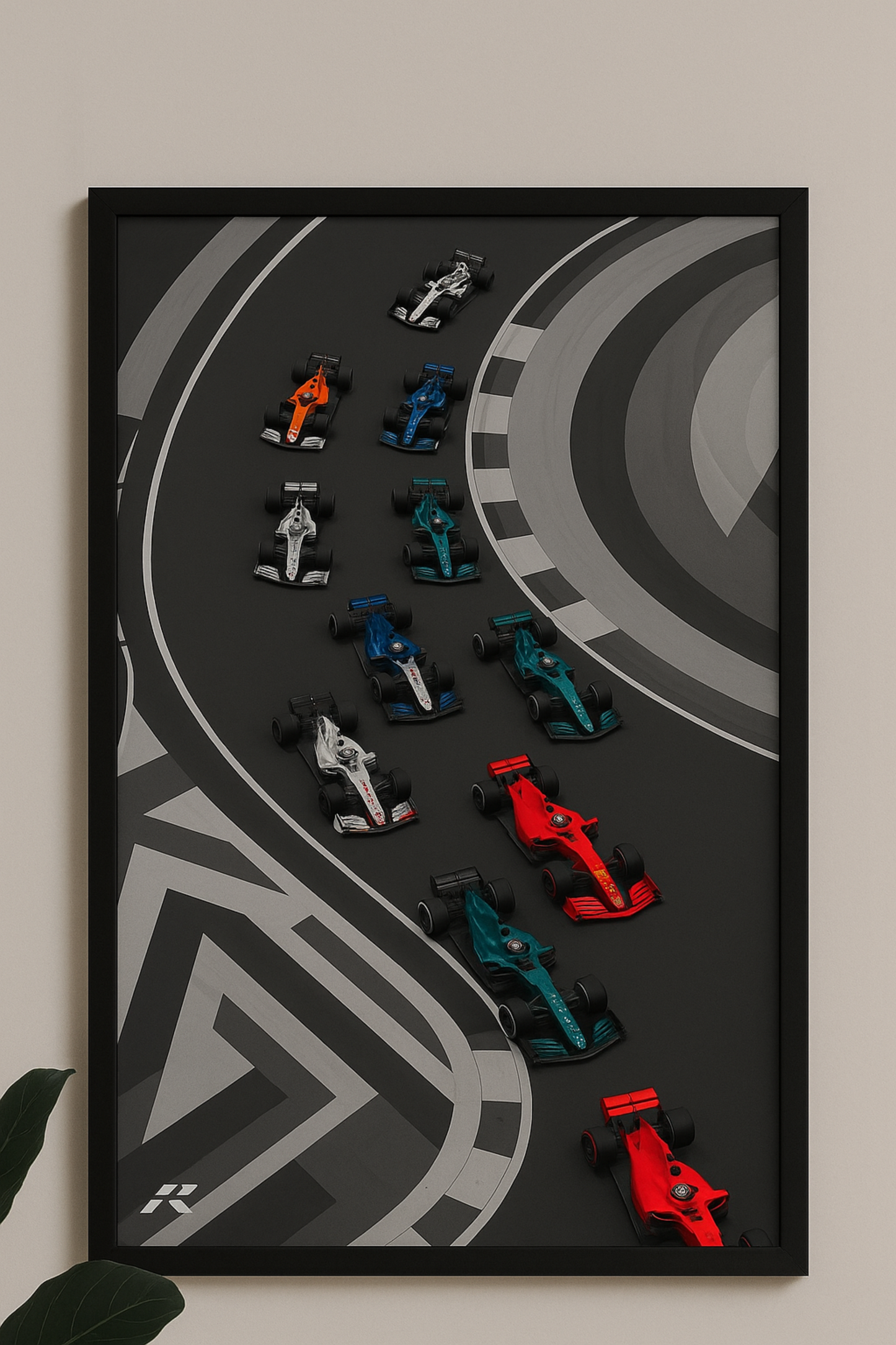 The Racing Mania Frame (Wall Decor)
