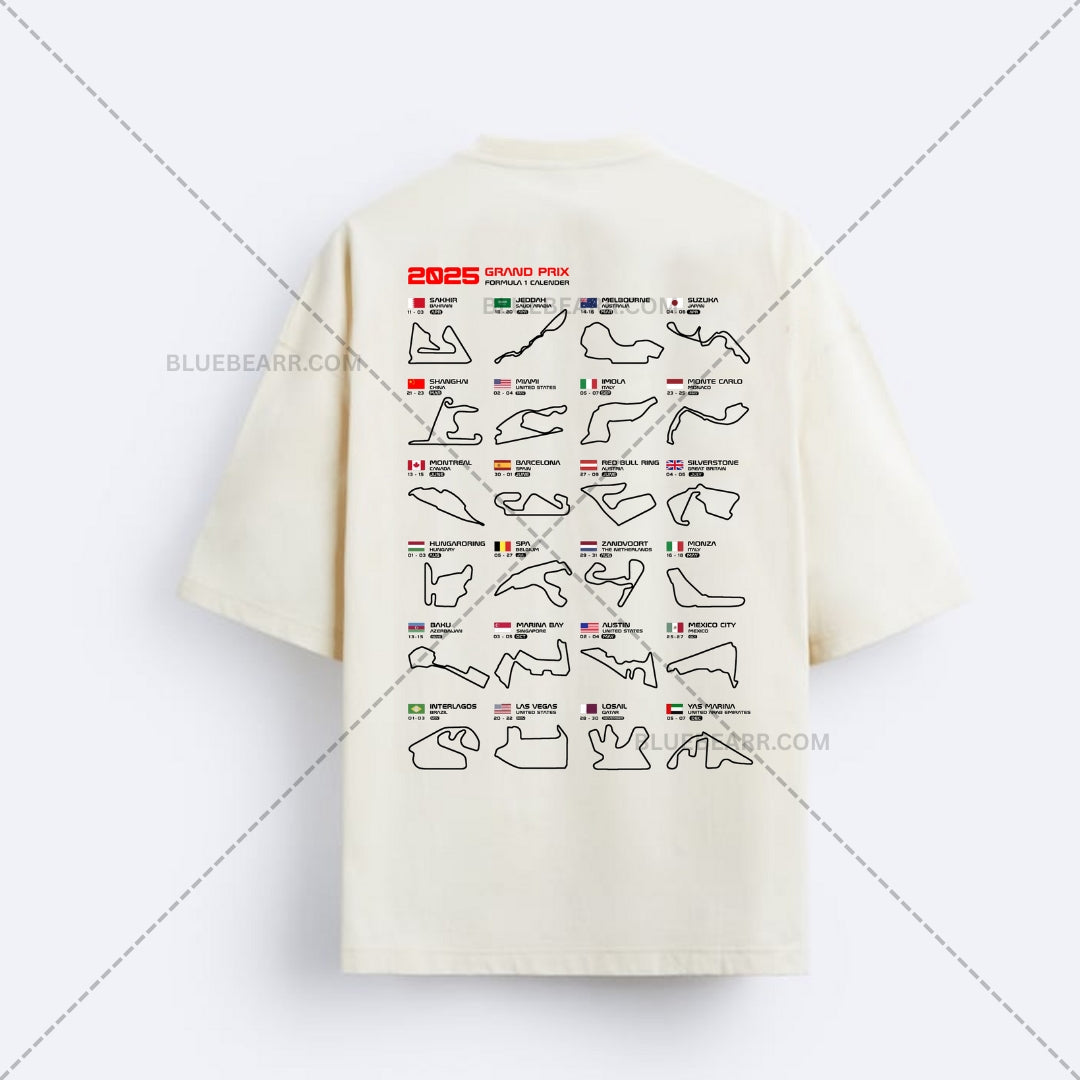 Formula1 Race track (Oversized tshirt)