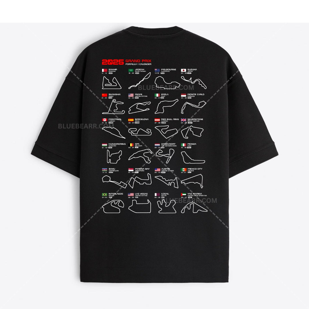 Formula1 Race track (Oversized tshirt)