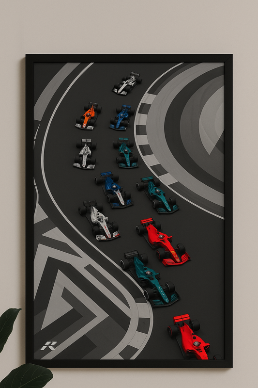 The Racing Mania Frame (Wall Decor)