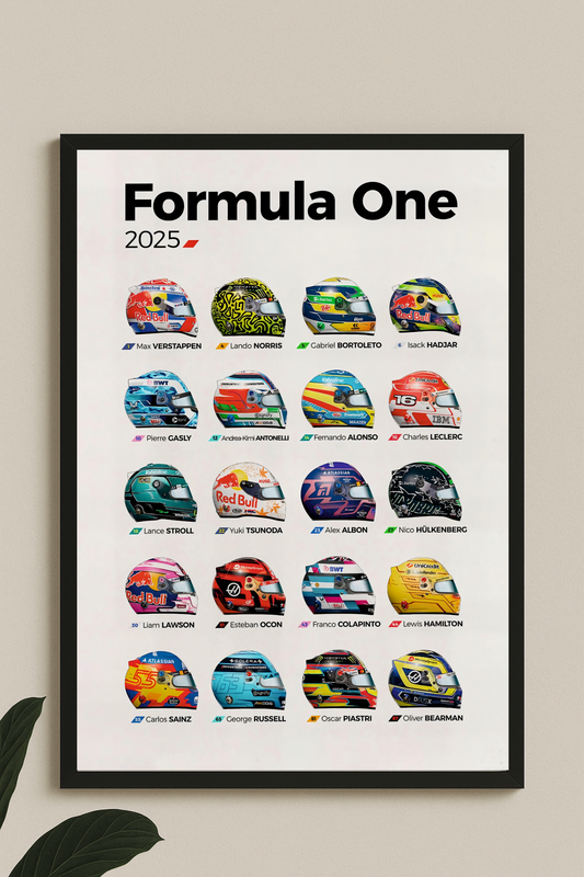 Formula 1 2025 Frame (Wall Decor)